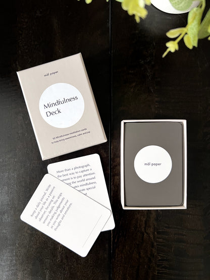 Mindfulness Meditation Cards